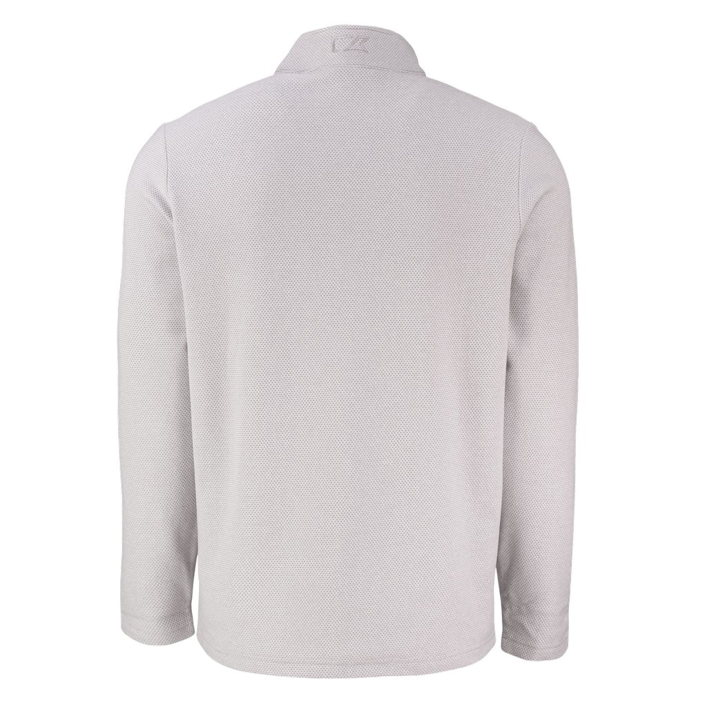  FC Cincinnati Cutter & Buck Hunts Point Eco Textured Fleece Recycled Quarter-Snap Pullover - Gray